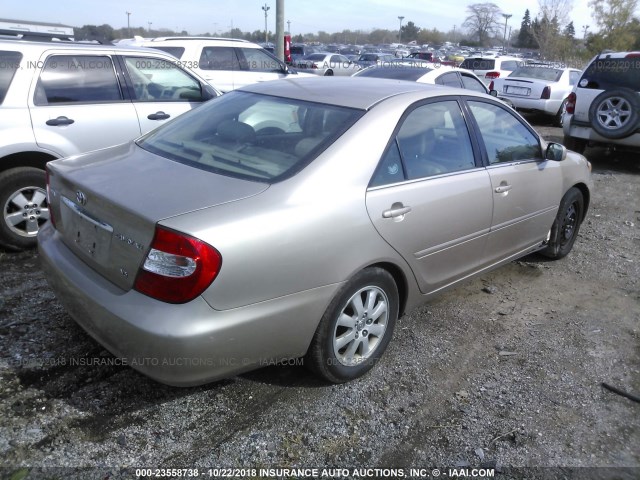 4T1BF30K72U512677 - 2002 TOYOTA CAMRY LE/XLE/SE 棕色 照片 4