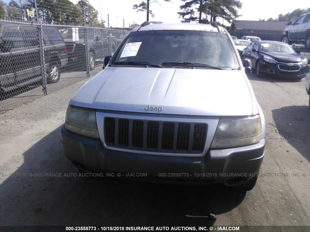 1J4GX48S64C224900 - 2004 JEEP GRAND CHEROKEE LAREDO/COLUMBIA/FREEDOM SILVER photo 6