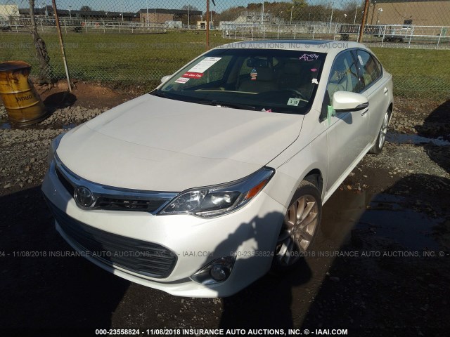 4T1BK1EB6DU020511 - 2013 TOYOTA AVALON PREMIUM/TOURING/LIMITED WHITE photo 2