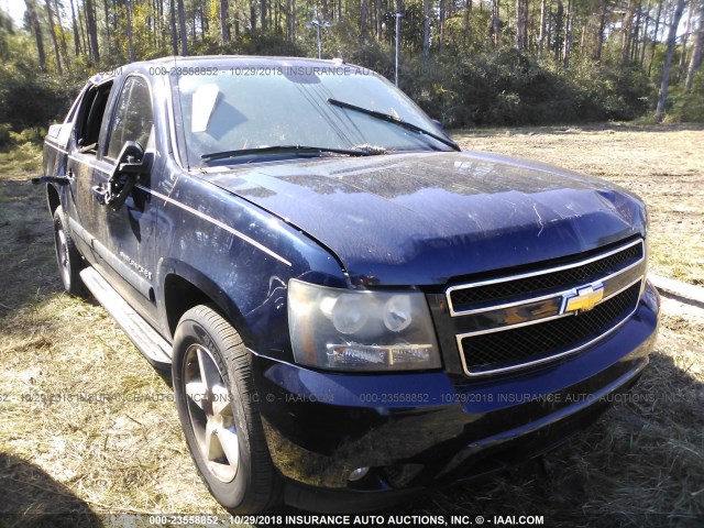 3GNEC12068G170829 - 2008 CHEVROLET AVALANCHE C1500 BLUE photo 1