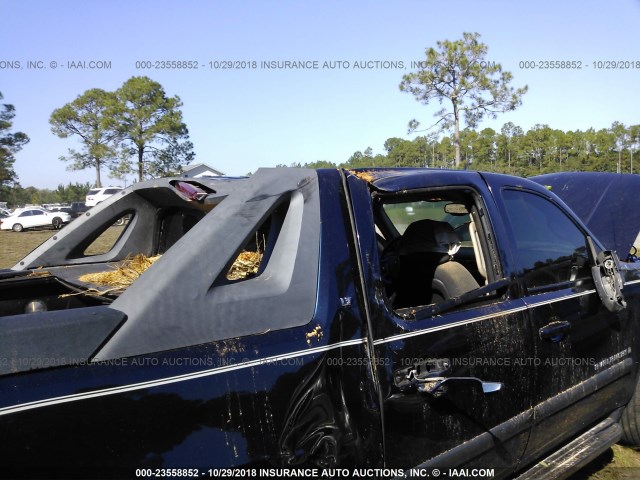 3GNEC12068G170829 - 2008 CHEVROLET AVALANCHE C1500 BLUE photo 6