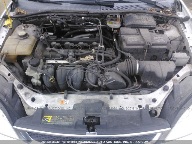 1FAHP34N07W264516 - 2007 FORD FOCUS ZX4/S/SE/SES 银色 照片 10