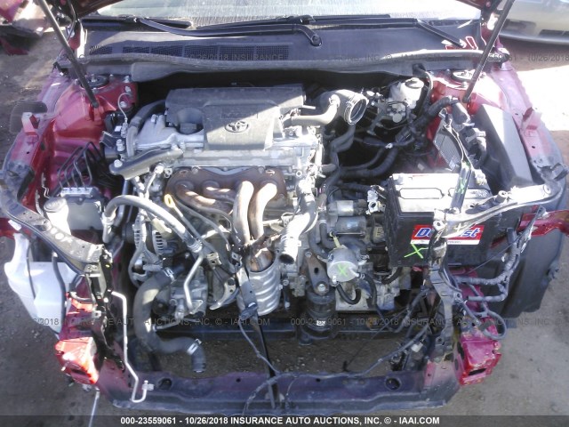 4T1BF1FK8CU569371 - 2012 TOYOTA CAMRY SE/LE/XLE RED photo 10