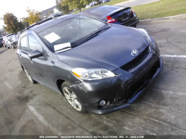 2T1LE4EE2BC020012 - 2011 TOYOTA COROLLA MATRIX S GRAY photo 1