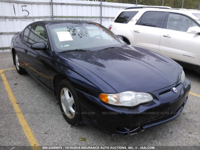 2G1WX15K419194621 - 2001 CHEVROLET MONTE CARLO SS ლურჯი ფოტო 1