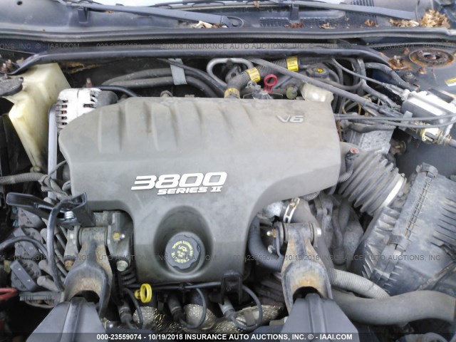 2G1WX15K419194621 - 2001 CHEVROLET MONTE CARLO SS ლურჯი ფოტო 10