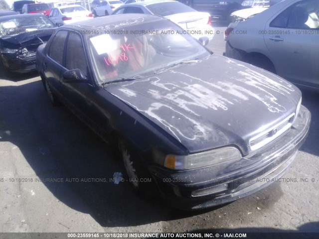 JH4KA7678PC010642 - 1993 ACURA LEGEND LS Қара фото 1
