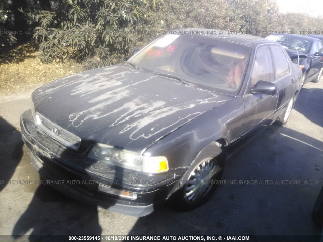 JH4KA7678PC010642 - 1993 ACURA LEGEND LS Қара фото 2