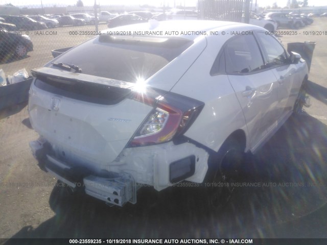 SHHFK7H49JU418000 - 2018 HONDA CIVIC SPORT 白色 照片 4