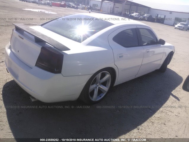 2B3KA43G16H427912 - 2006 DODGE CHARGER SE/SXT WHITE photo 4