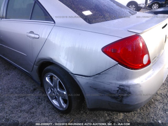 1G2ZF55B464187584 - 2006 PONTIAC G6 SE SILVER photo 6