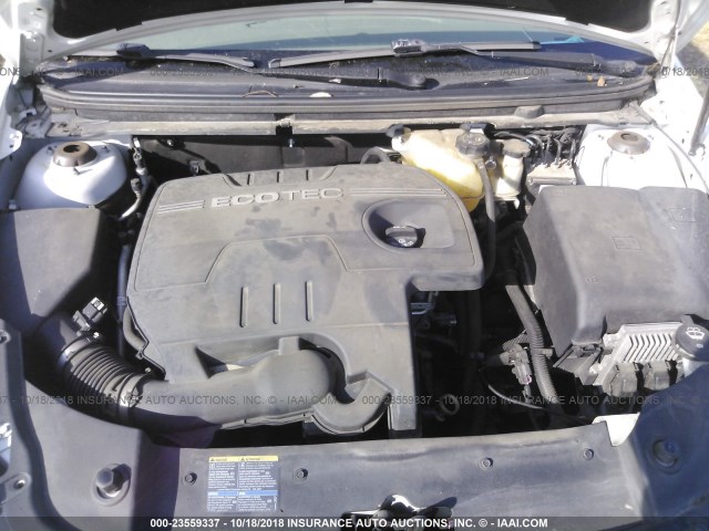 1G1ZA5E06AF106437 - 2010 CHEVROLET MALIBU LS თეთრი ფოტო 10