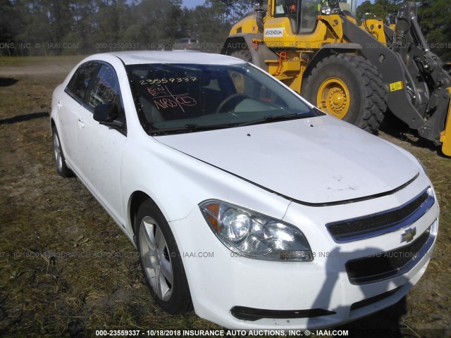 1G1ZA5E06AF106437 - 2010 CHEVROLET MALIBU LS თეთრი ფოტო 6