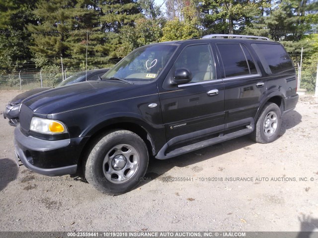 5LMPU28A8XLJ37359 - 1999 LINCOLN NAVIGATOR Czarny zdjęcie 2
