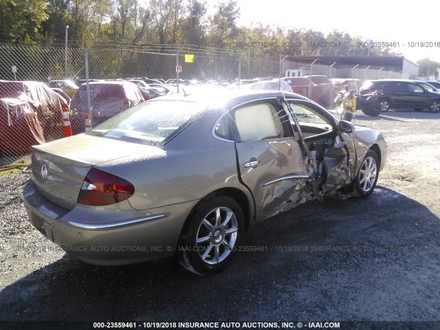 2G4WE587561194429 - 2006 BUICK LACROSSE CXS Champagne photo 4