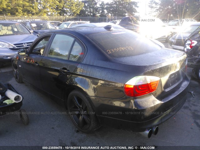 WBAVB17516NH93487 - 2006 BMW 325 I AUTOMATIC BLACK photo 3