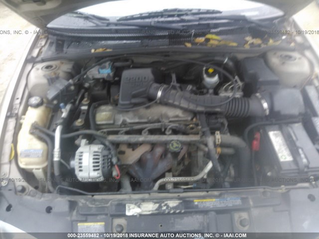 1G1JF524027426547 - 2002 CHEVROLET CAVALIER LS 金色 照片 10