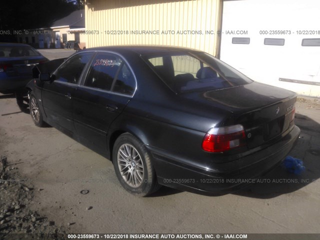 WBADT634X3CK42367 - 2003 BMW 530 I AUTOMATIC BLACK photo 3