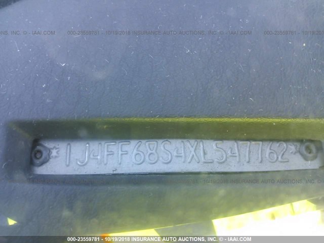 1J4FF68S4XL547762 - 1999 JEEP CHEROKEE SPORT/CLASSIC ლურჯი ფოტო 9