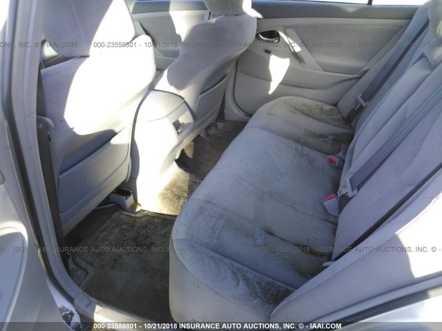 4T1BF3EK0AU034920 - 2010 TOYOTA CAMRY SE/LE/XLE 银色 照片 8