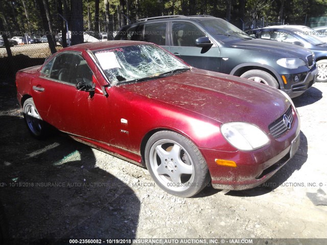 WDBKK47F8XF093196 - 1999 MERCEDES-BENZ SLK 230 KOMPRESSOR MAROON photo 1