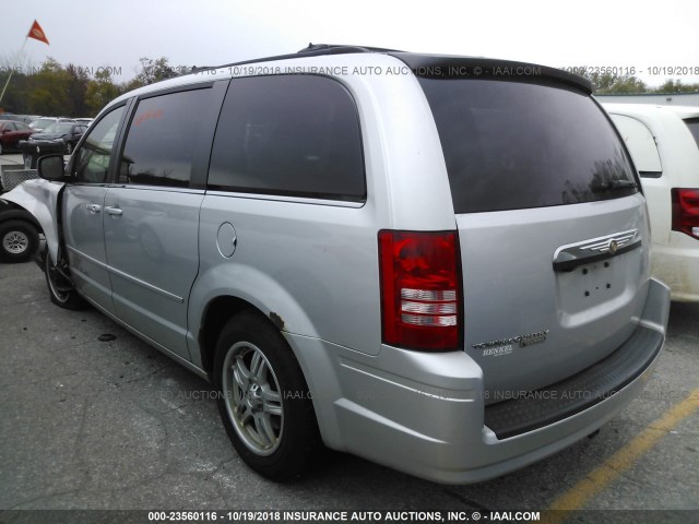 2A8HR54P18R666906 - 2008 CHRYSLER TOWN & COUNTRY TOURING WHITE photo 3