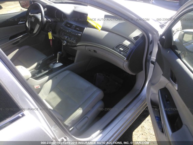 1HGCP26829A086941 - 2009 HONDA ACCORD EXL SILVER photo 5