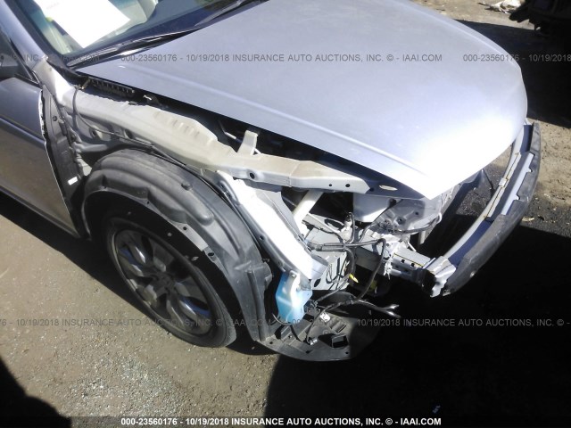 1HGCP26829A086941 - 2009 HONDA ACCORD EXL SILVER photo 6