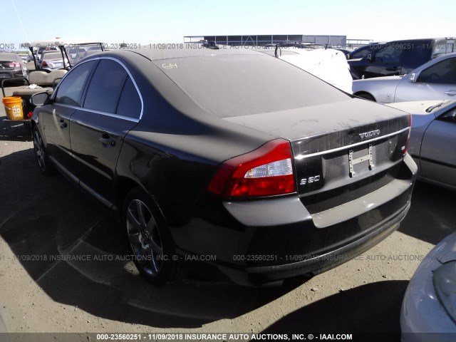 YV1AS982181069420 - 2008 VOLVO S80 3.2 BLACK photo 3