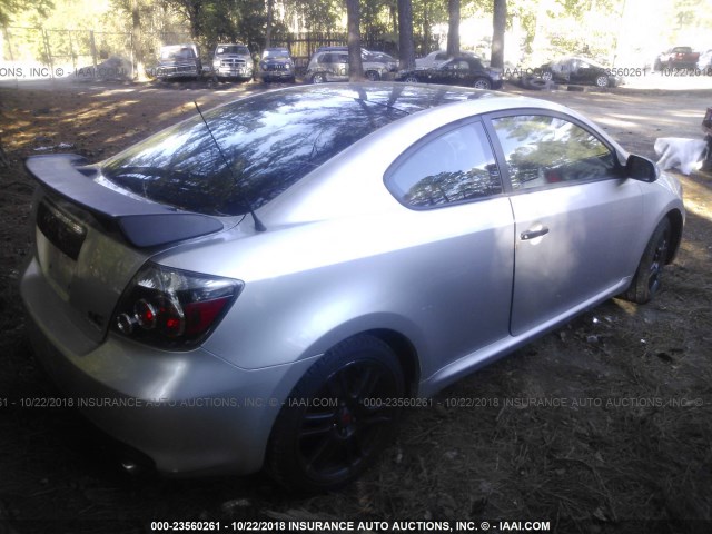 JTKDE167580235303 - 2008 TOYOTA SCION TC 灰色 照片 4