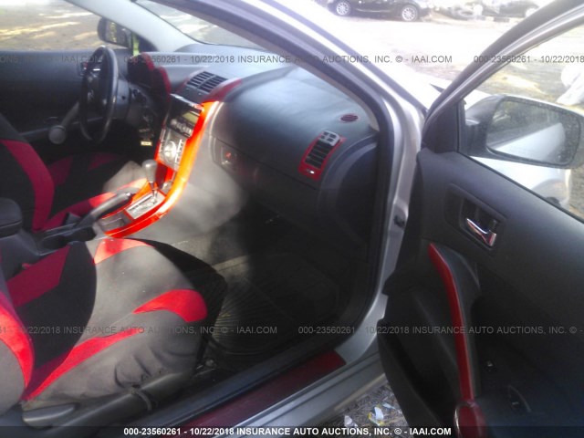 JTKDE167580235303 - 2008 TOYOTA SCION TC 灰色 照片 5