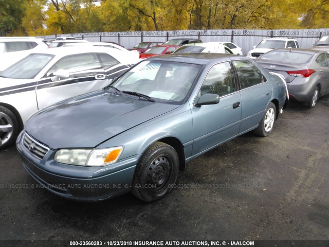 4T1BG22K71U831662 - 2001 TOYOTA CAMRY CE/LE/XLE 绿色 照片 2