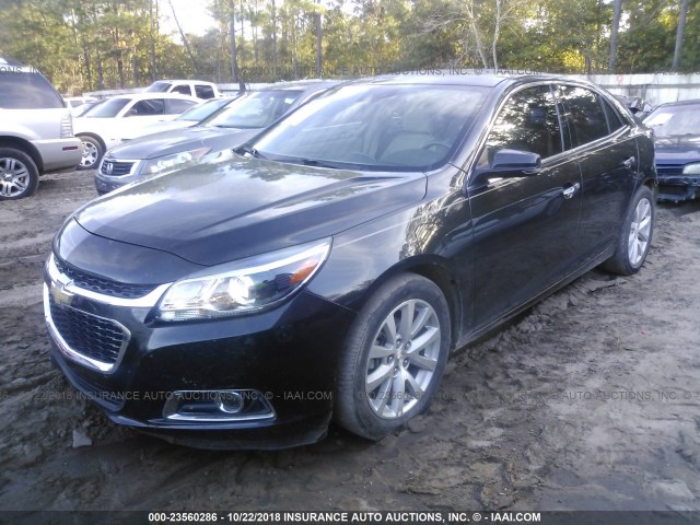 1G11H5SL7EF291689 - 2014 CHEVROLET MALIBU LTZ 黑色 照片 2