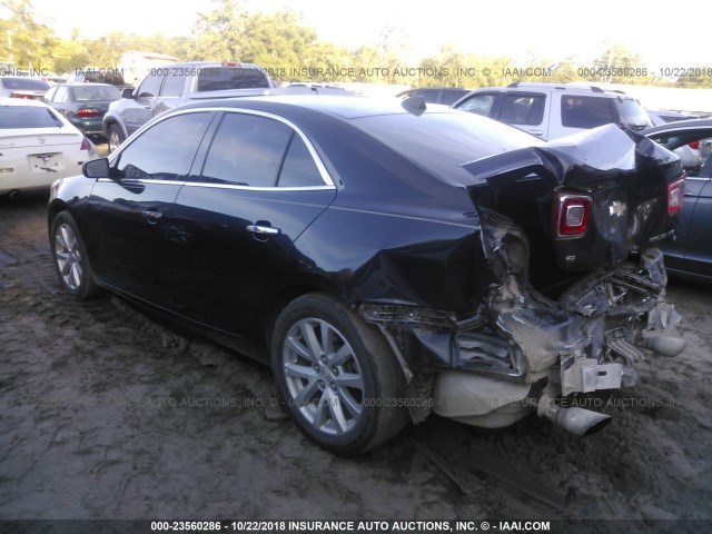 1G11H5SL7EF291689 - 2014 CHEVROLET MALIBU LTZ 黑色 照片 3