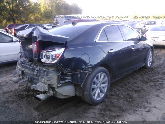 1G11H5SL7EF291689 - 2014 CHEVROLET MALIBU LTZ 黑色 照片 4