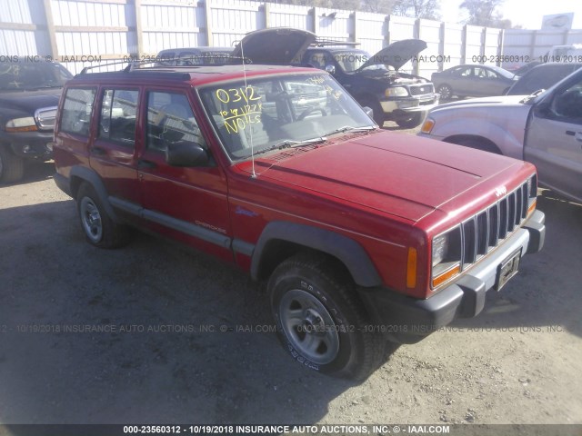 1J4FJ68S2WL168434 - 1998 JEEP CHEROKEE SPORT/CLASSIC RED photo 1