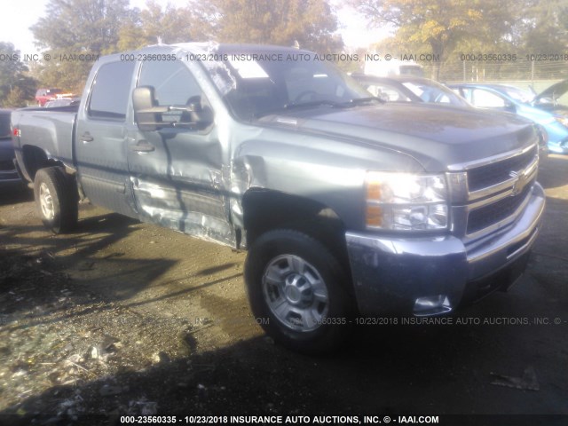 1GC4KXBG1AF149854 - 2010 CHEVROLET SILVERADO K2500 HEAVY DUTY LT TEAL photo 1