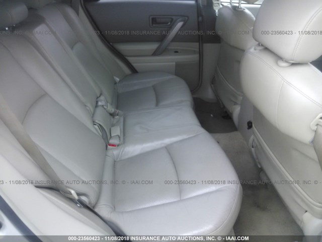 JNRAS08W74X200944 - 2004 INFINITI FX35 SILVER photo 8