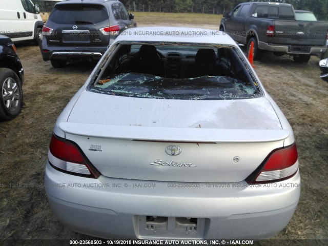 2T1CG22P11C431629 - 2001 TOYOTA CAMRY SOLARA SE SILVER photo 6