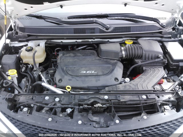 2C4RC1BG6JR211449 - 2018 CHRYSLER PACIFICA TOURING L Սպիտակ լուսանկար 10