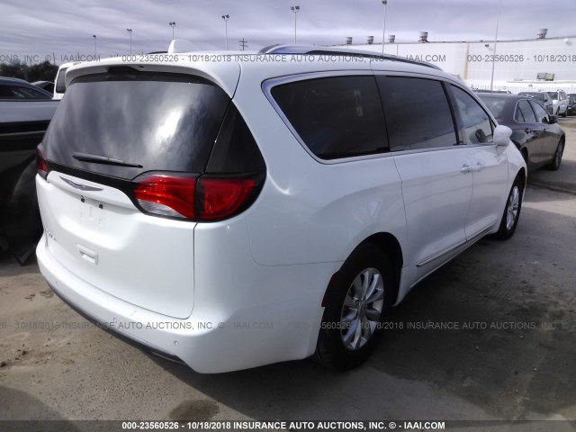 2C4RC1BG6JR211449 - 2018 CHRYSLER PACIFICA TOURING L Սպիտակ լուսանկար 4