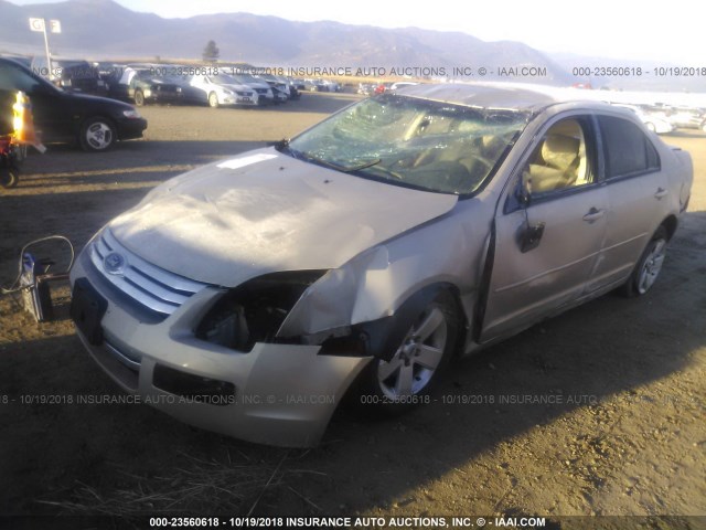 3FAFP07Z56R170234 - 2006 FORD FUSION SE TAN photo 2