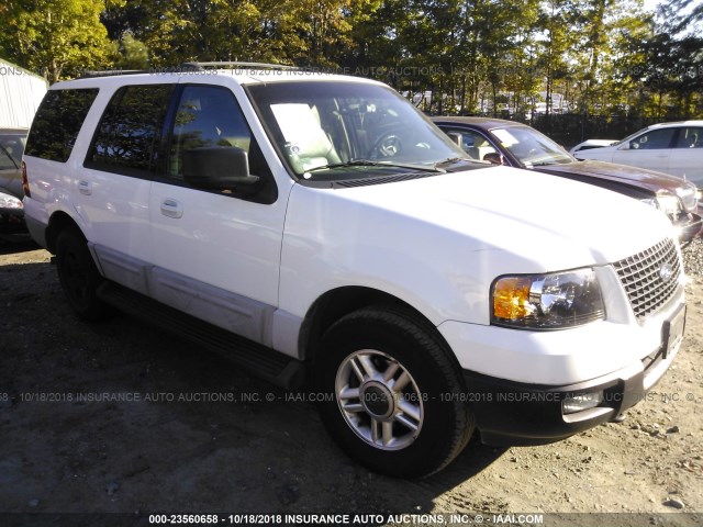 1FMPU16L33LB07083 - 2003 FORD EXPEDITION XLT WHITE photo 1