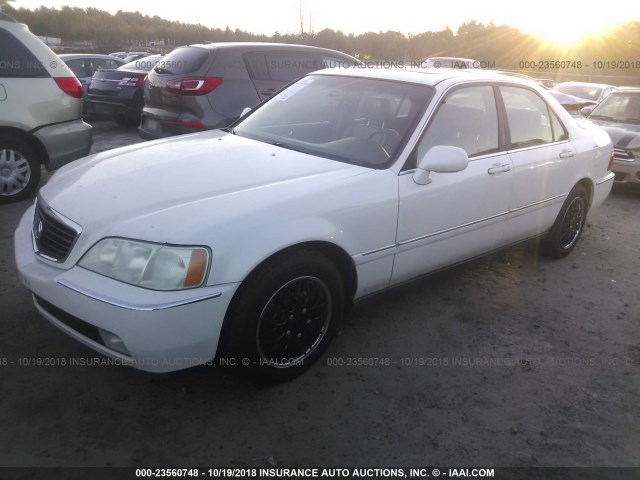 JH4KA9656XC009659 - 1999 ACURA 3.5RL WHITE photo 2