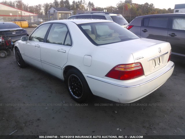 JH4KA9656XC009659 - 1999 ACURA 3.5RL WHITE photo 3