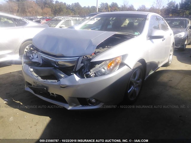 JH4CU2F65DC003312 - 2013 ACURA TSX TECH GRAY photo 2