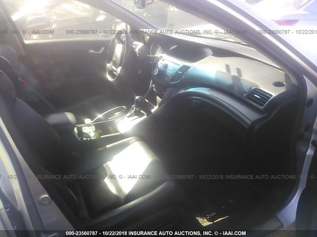 JH4CU2F65DC003312 - 2013 ACURA TSX TECH GRAY photo 5