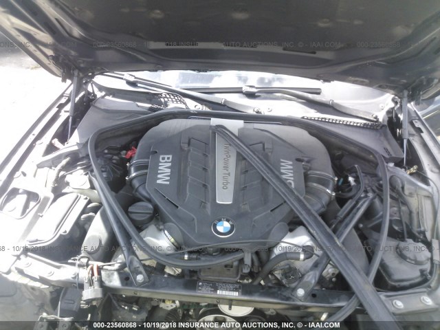 WBAFR9C51CDX78796 - 2012 BMW 550 I GRAY photo 10