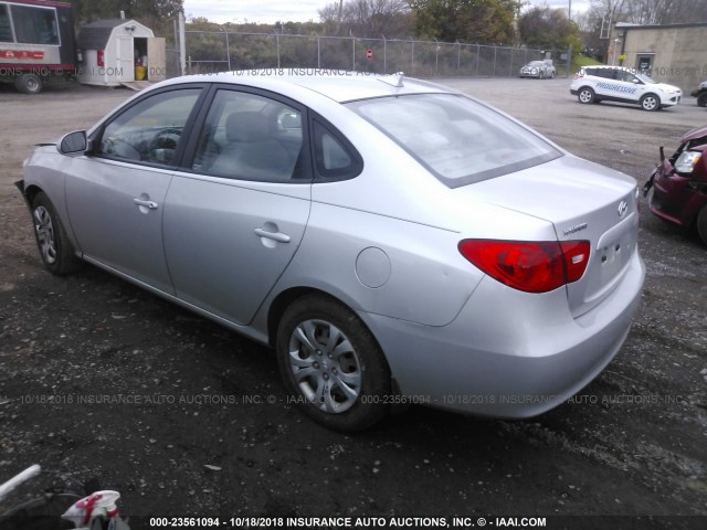 KMHDU46D29U750508 - 2009 HYUNDAI ELANTRA GLS/SE SILVER photo 3