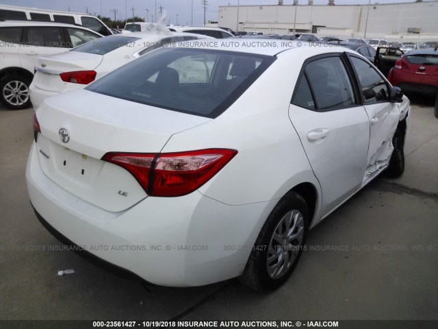 5YFBURHE3JP832022 - 2018 TOYOTA COROLLA L/LE/XLE/SE/XSE Ağ foto 4